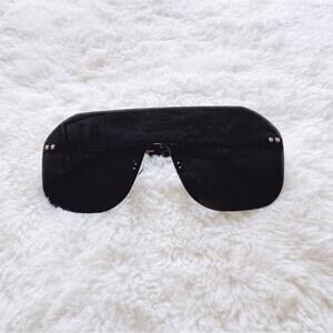 Piper Black Single-Lens Sunglasses
